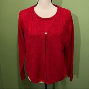 VIP Vibrant Red Women's Cardigan